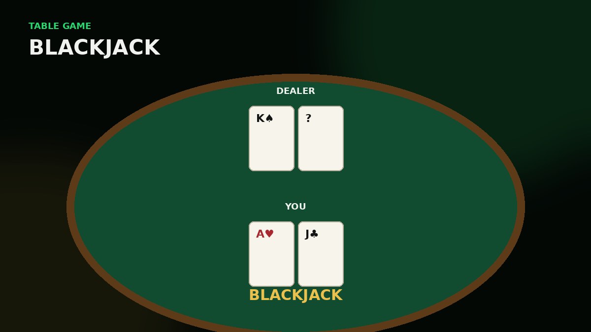 Blackjack game preview