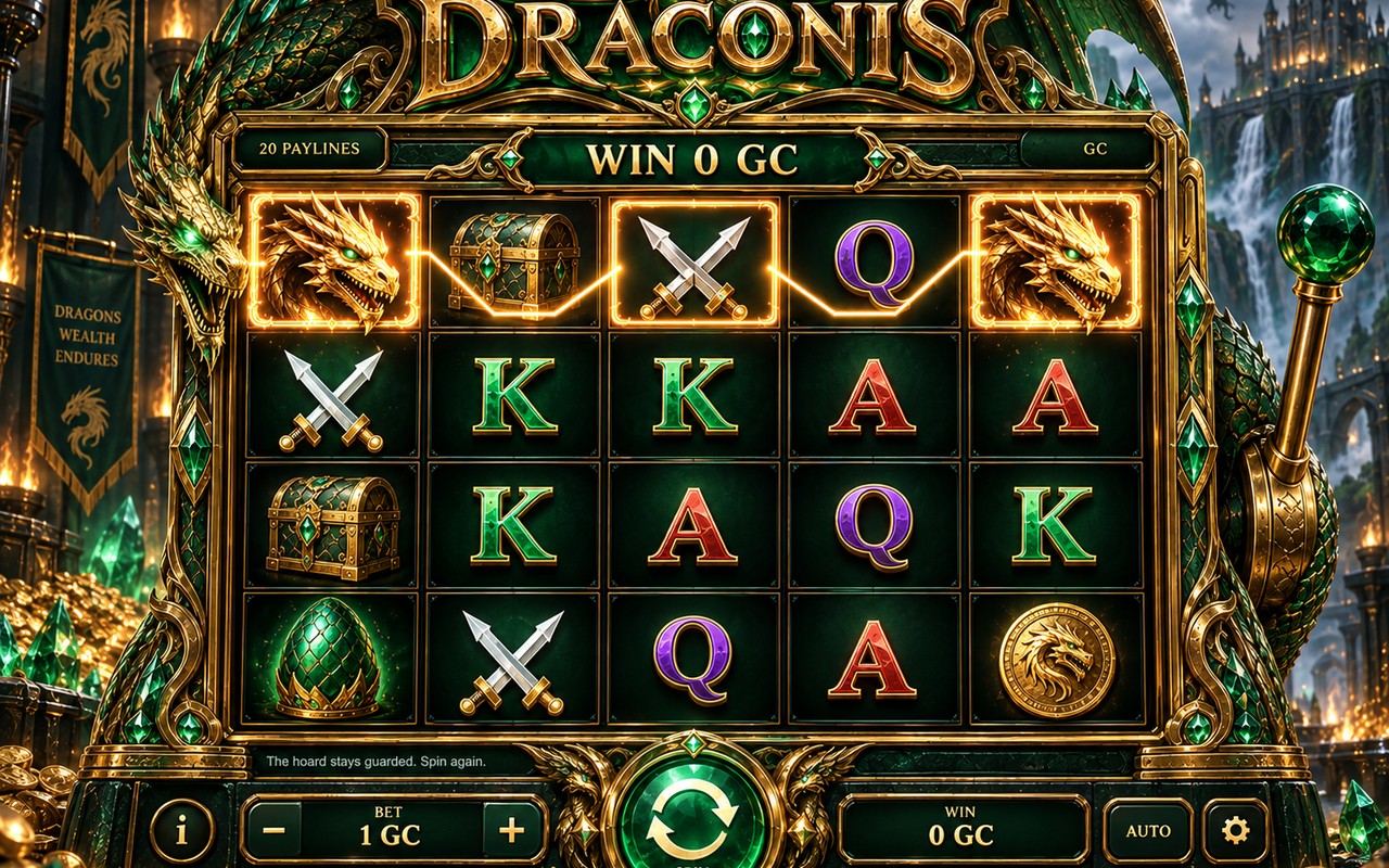 Draconis dragon slot game preview