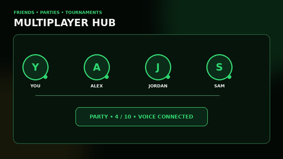 Multiplayer Hub game preview